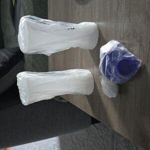 Tupperware salt & pepper shakers